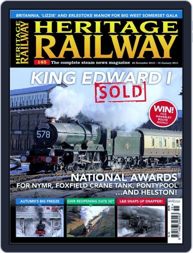 Heritage Railway December 21st, 2010 Digital Back Issue Cover
