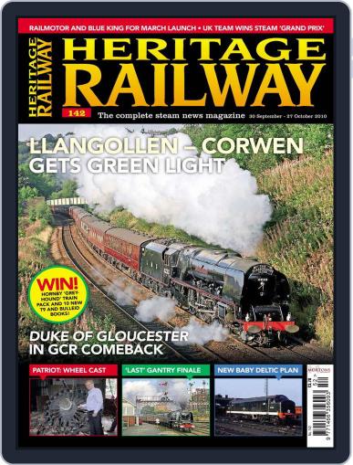 Heritage Railway September 28th, 2010 Digital Back Issue Cover