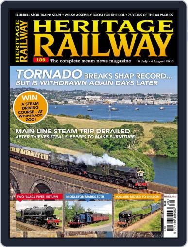 Heritage Railway July 6th, 2010 Digital Back Issue Cover