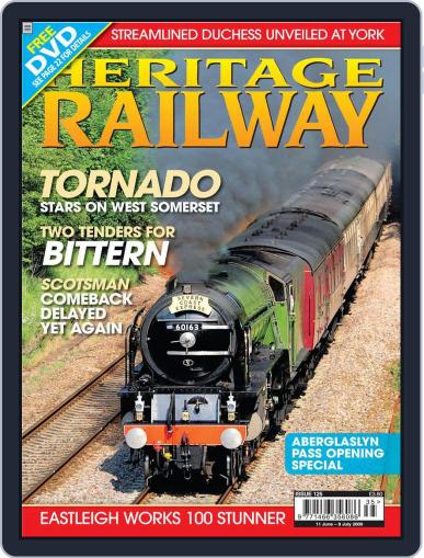 Heritage Railway June 7th, 2009 Digital Back Issue Cover