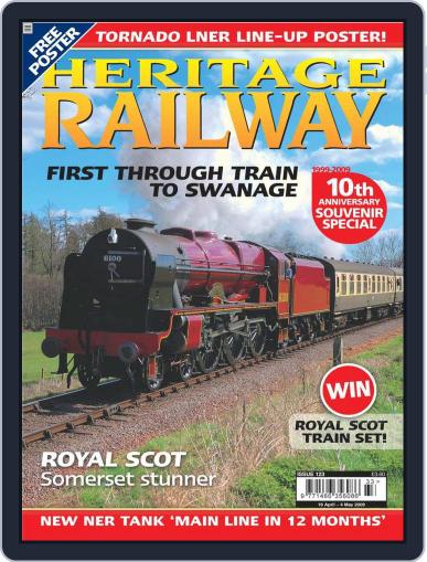 Heritage Railway April 14th, 2009 Digital Back Issue Cover