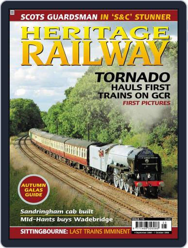 Heritage Railway September 1st, 2008 Digital Back Issue Cover