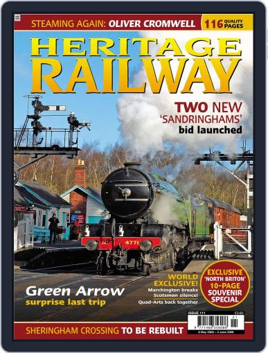Heritage Railway May 5th, 2008 Digital Back Issue Cover
