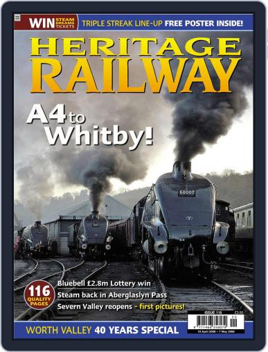 Heritage Railway April 7th, 2008 Digital Back Issue Cover