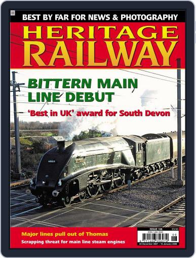 Heritage Railway December 17th, 2007 Digital Back Issue Cover