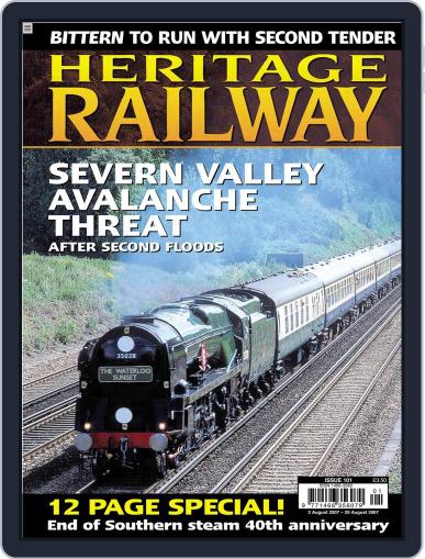 Heritage Railway July 30th, 2007 Digital Back Issue Cover