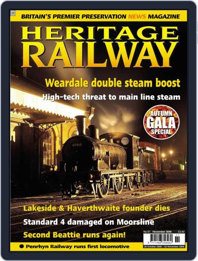 Heritage Railway October 29th, 2006 Digital Back Issue Cover