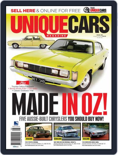 Unique Cars Australia August 3rd, 2016 Digital Back Issue Cover