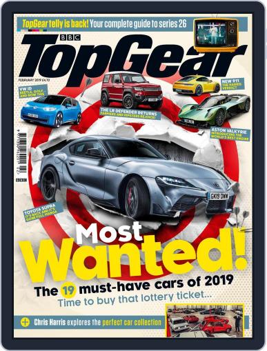 BBC Top Gear February 1st, 2019 Digital Back Issue Cover