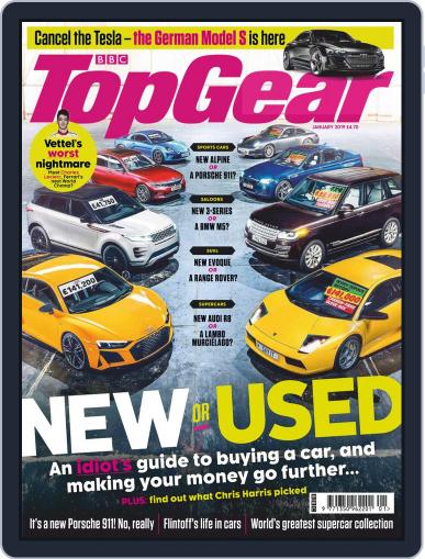 BBC Top Gear January 1st, 2019 Digital Back Issue Cover