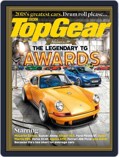 BBC Top Gear November 21st, 2018 Digital Back Issue Cover