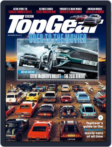 BBC Top Gear September 1st, 2018 Digital Back Issue Cover