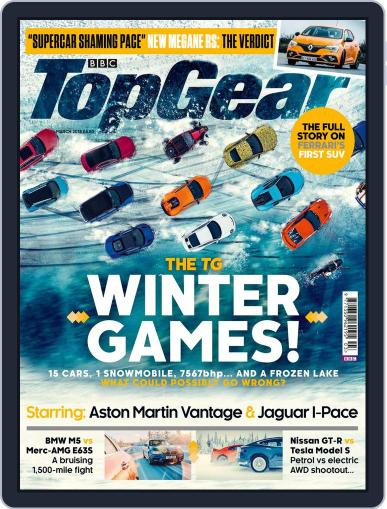 BBC Top Gear March 1st, 2018 Digital Back Issue Cover