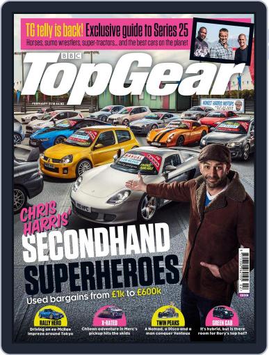 BBC Top Gear February 1st, 2018 Digital Back Issue Cover