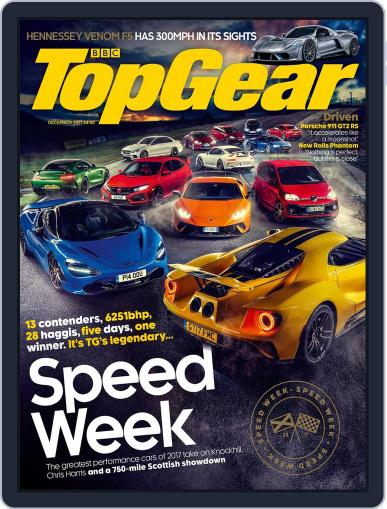 BBC Top Gear December 1st, 2017 Digital Back Issue Cover