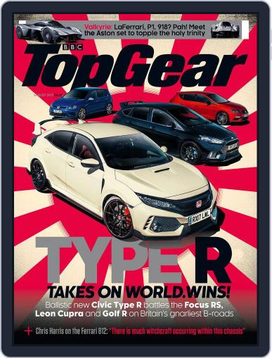 BBC Top Gear August 1st, 2017 Digital Back Issue Cover