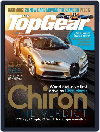 BBC Top Gear March 22nd, 2017 Digital Back Issue Cover