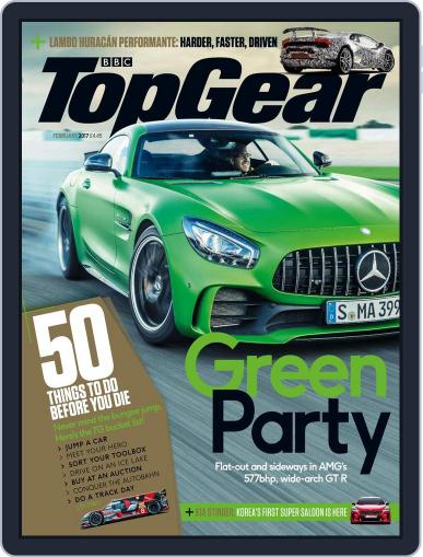 BBC Top Gear February 1st, 2017 Digital Back Issue Cover