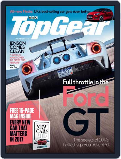 BBC Top Gear January 1st, 2017 Digital Back Issue Cover