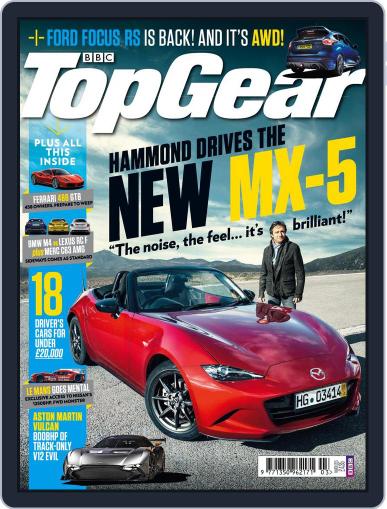 BBC Top Gear March 1st, 2015 Digital Back Issue Cover