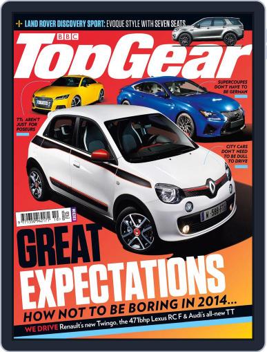 BBC Top Gear September 22nd, 2014 Digital Back Issue Cover
