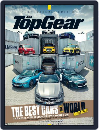 BBC Top Gear August 14th, 2014 Digital Back Issue Cover