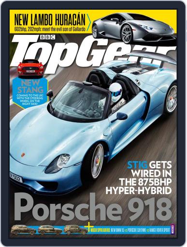 BBC Top Gear January 7th, 2014 Digital Back Issue Cover