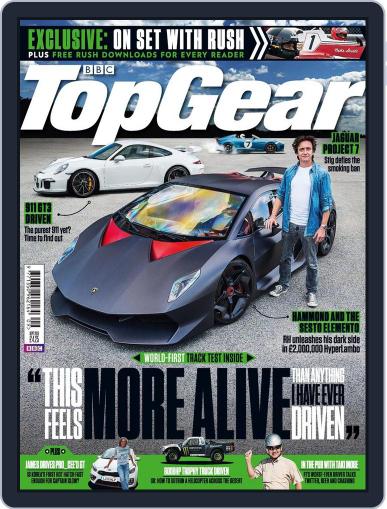 BBC Top Gear August 14th, 2013 Digital Back Issue Cover