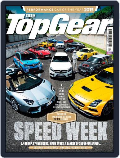 BBC Top Gear July 22nd, 2013 Digital Back Issue Cover