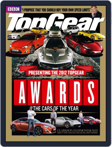 BBC Top Gear December 11th, 2012 Digital Back Issue Cover