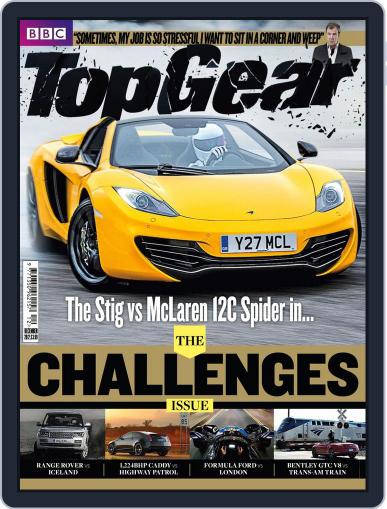 BBC Top Gear November 9th, 2012 Digital Back Issue Cover