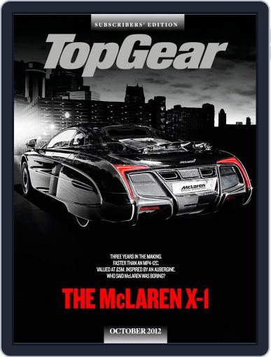BBC Top Gear September 18th, 2012 Digital Back Issue Cover