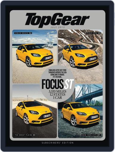 BBC Top Gear July 9th, 2012 Digital Back Issue Cover