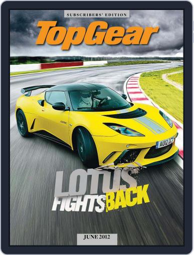 BBC Top Gear June 15th, 2012 Digital Back Issue Cover