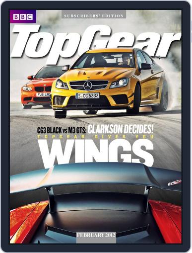 BBC Top Gear February 3rd, 2012 Digital Back Issue Cover