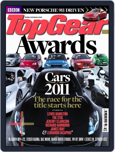BBC Top Gear December 8th, 2011 Digital Back Issue Cover