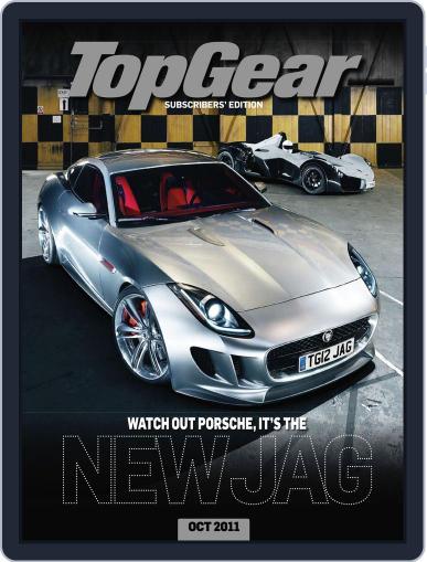 BBC Top Gear September 8th, 2011 Digital Back Issue Cover