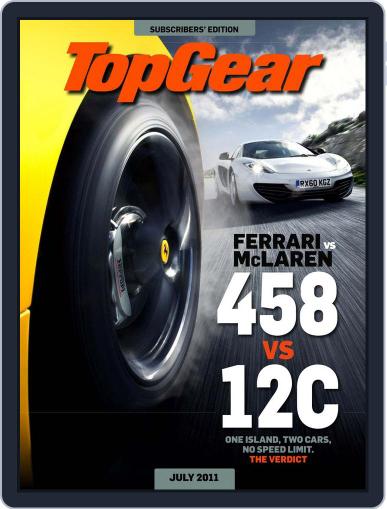 BBC Top Gear June 15th, 2011 Digital Back Issue Cover