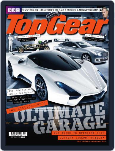 BBC Top Gear October 7th, 2010 Digital Back Issue Cover