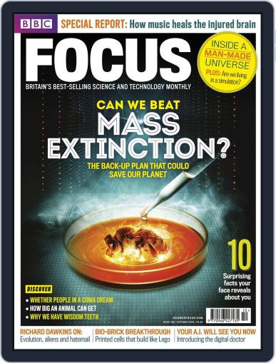 BBC Science Focus October 1st, 2015 Digital Back Issue Cover