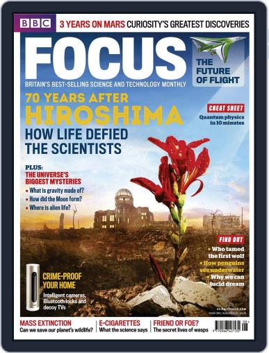 BBC Science Focus August 1st, 2015 Digital Back Issue Cover