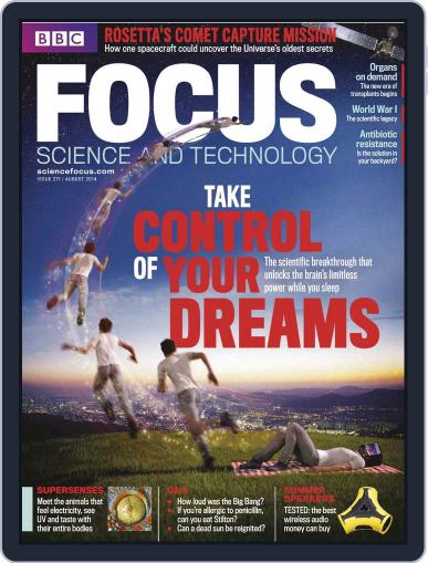 BBC Science Focus July 28th, 2014 Digital Back Issue Cover