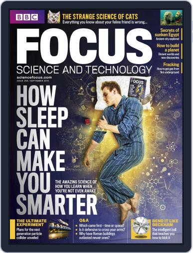 BBC Science Focus August 21st, 2013 Digital Back Issue Cover