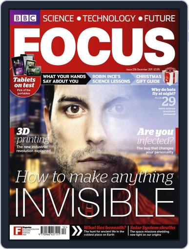 BBC Science Focus November 16th, 2011 Digital Back Issue Cover