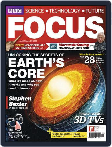 BBC Science Focus July 27th, 2011 Digital Back Issue Cover