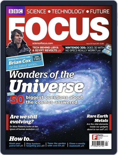BBC Science Focus March 13th, 2011 Digital Back Issue Cover