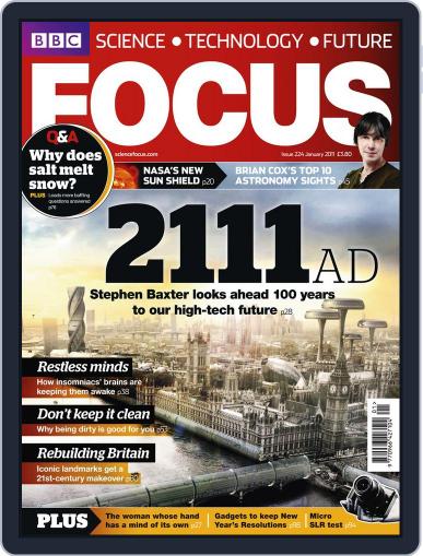 BBC Science Focus December 15th, 2010 Digital Back Issue Cover