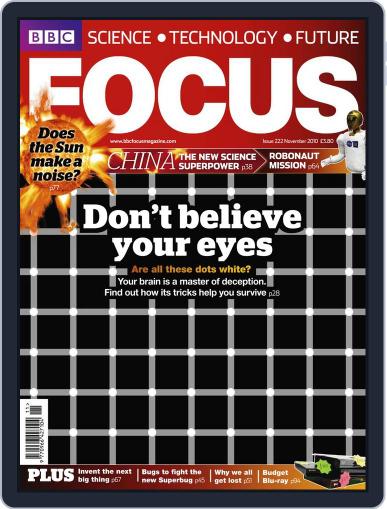 BBC Science Focus October 20th, 2010 Digital Back Issue Cover