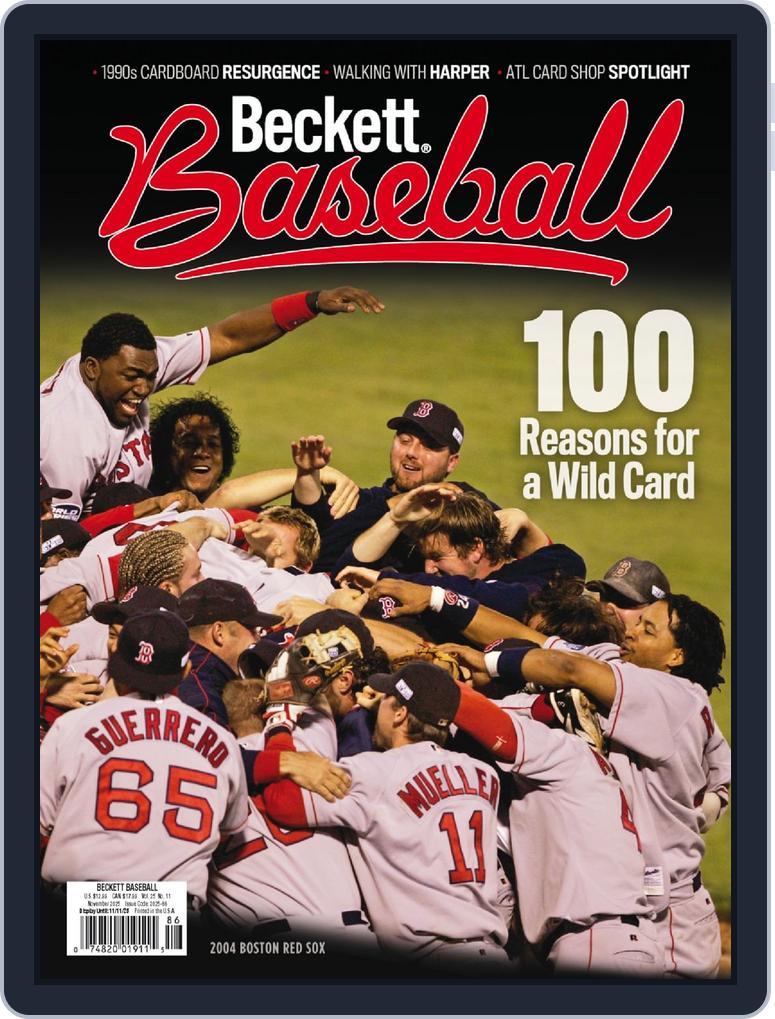 Beckett Baseball November 1st, 2025 Digital Back Issue Cover