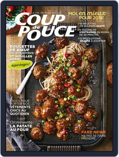 Coup De Pouce January 1st, 2018 Digital Back Issue Cover